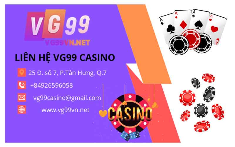 Kênh thông tin liên hệ VG99 Casino