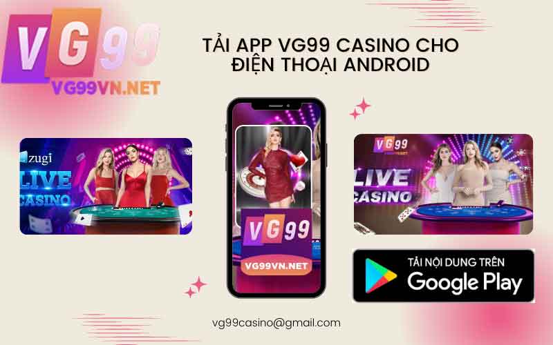 Tải app VG99 trên điện thoại Android